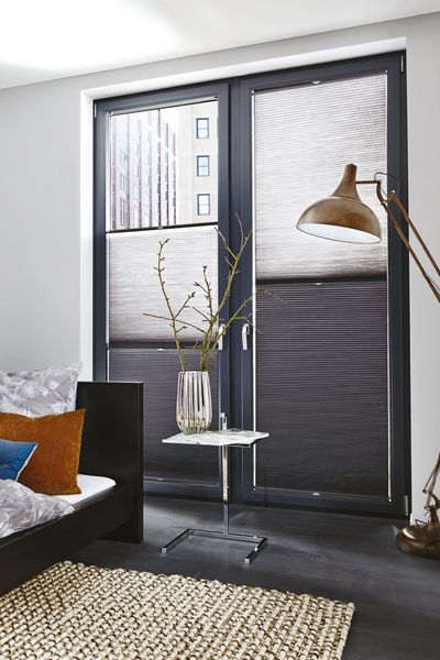 Pleated Blind Systems, SG 8500, DUETTE® Fixé Elan, Col 20012, DUETTE® Architella® Elan Dark, Col 20086, BB35