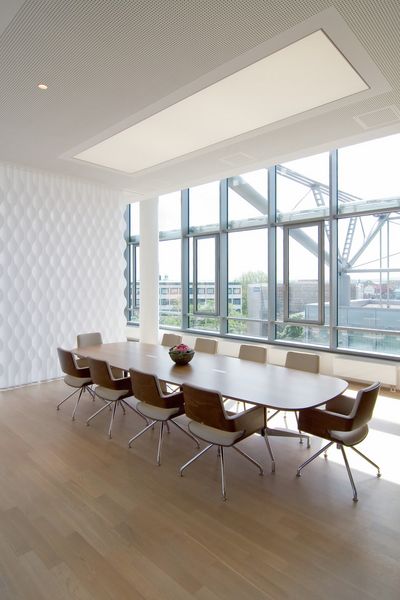 Vertical Blind Systems, SG 2900, Multi Visio, room shot ""Office Gehrke econ in the Torhaus", Hannover, Germany, Vertical Waves