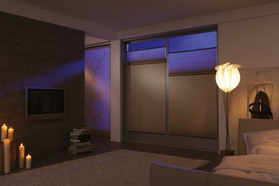 Pleated Blind Systems, SG 8500, DUETTE® Fixé Elan Dark, Col 20069, BB35